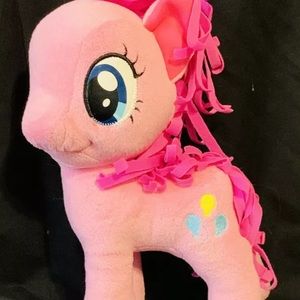 My Little Pony Pinkie Pie Plush Horse Stuffed Animal Pink Balloons Animation 11"